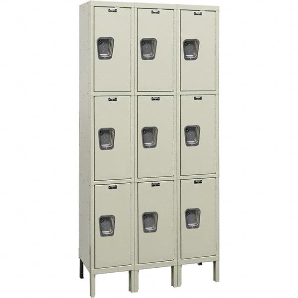 Hallowell - 9 Door, 3 Tier, Premium Wardrobe Lockers - Apex Tool & Supply
