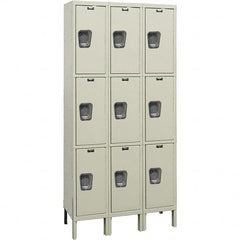 Hallowell - 9 Door, 3 Tier, Premium Wardrobe Lockers - Apex Tool & Supply