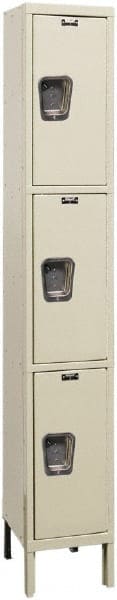 Hallowell - 3 Door, 3 Tier, Premium Wardrobe Lockers - Apex Tool & Supply