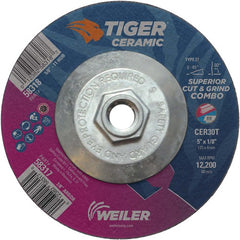 5X1/8 TIGER CERAMIC T27 COMBO WHL - Apex Tool & Supply
