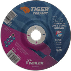 6X1/8 TIGER CERAMIC T27 COMBO WHL - Apex Tool & Supply