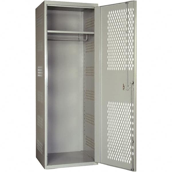 Hallowell - 1 Door, 1 Tier, Welded Locker - Apex Tool & Supply