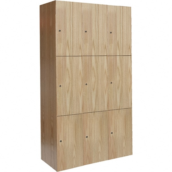 Hallowell - 9 Door, 3 Tier, Premium Wardrobe Lockers - Apex Tool & Supply