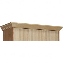 Hallowell - 36" Wide x 4" High, Locker Front Crown Molding - Apex Tool & Supply