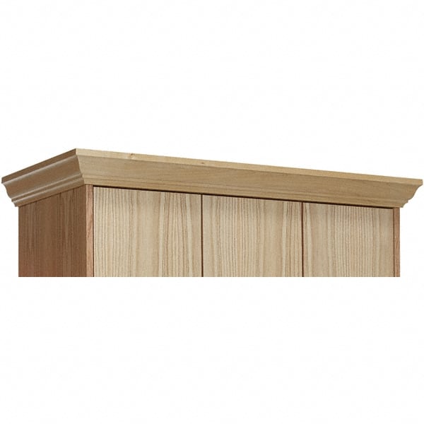 Hallowell - 45" Wide x 4" High, Locker Front Crown Molding - Apex Tool & Supply