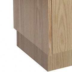 Hallowell - 18" Wide x 4" Deep, Locker Finished End Base - Apex Tool & Supply