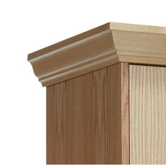 Hallowell - 18" Wide x 4" High, Locker End Crown Molding - Apex Tool & Supply