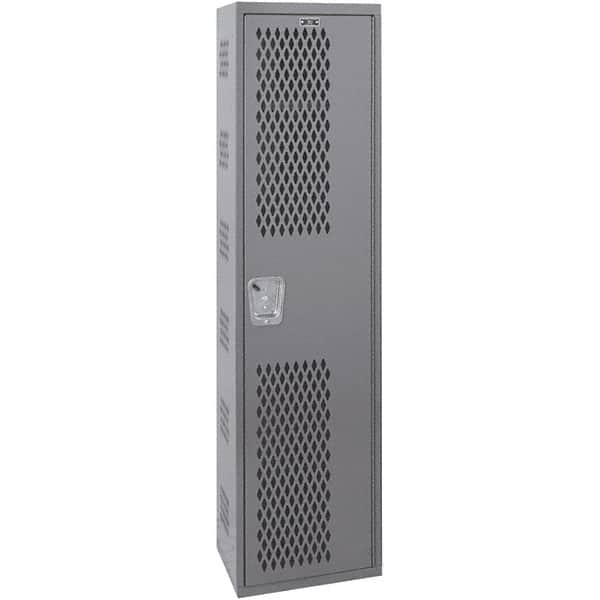 Hallowell - 1 Door, 1 Tier, Heavy-Duty Ventilated Wardrobe & Box Lockers - Apex Tool & Supply