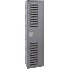 Hallowell - 1 Door, 1 Tier, Heavy-Duty Ventilated Wardrobe & Box Lockers - Apex Tool & Supply