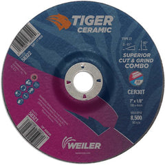 7X1/8 TIGER CERAMIC T27 COMBO WHL - Apex Tool & Supply
