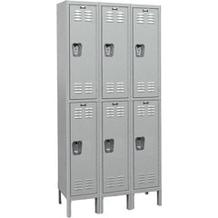 Hallowell - Medsafe 6 Door, 2 Tier, Premium Wardrobe Lockers - Apex Tool & Supply