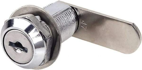 Hallowell - Fence & Barricade Parts & Accessories Type: Cylinder Lock Material: Steel - Apex Tool & Supply