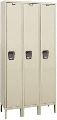 Hallowell - 3 Door, 1 Tier, Premium Wardrobe Lockers - Apex Tool & Supply