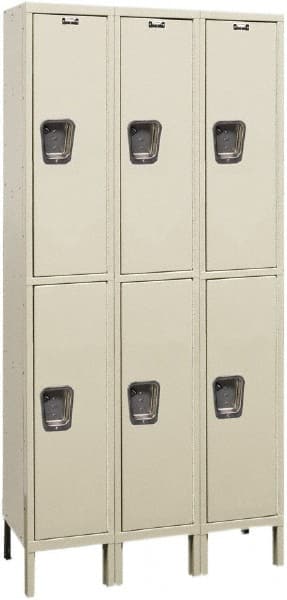Hallowell - 6 Door, 2 Tier, Premium Wardrobe Lockers - Apex Tool & Supply