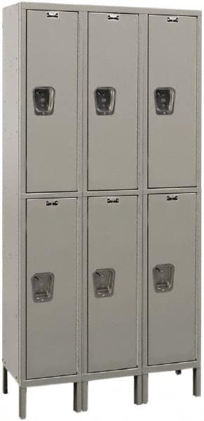Hallowell - 6 Door, 2 Tier, Premium Wardrobe Lockers - Apex Tool & Supply