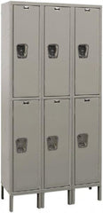 Hallowell - 6 Door, 2 Tier, Premium Wardrobe Lockers - Apex Tool & Supply