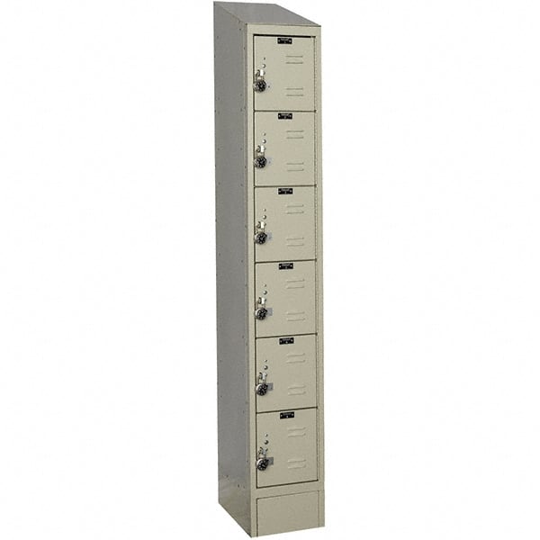 Hallowell - 6 Door, 6 Tier, Ready-Built Wardrobe & Box Lockers - Apex Tool & Supply