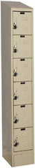 Hallowell - 6 Door, 6 Tier, Ready-Built Wardrobe & Box Lockers - Apex Tool & Supply