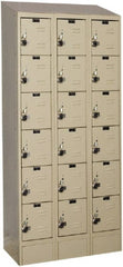 Hallowell - 18 Door, 6 Tier, Ready-Built Wardrobe & Box Lockers - Apex Tool & Supply