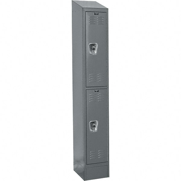 Hallowell - 2 Door, 2 Tier, Ready-Built Wardrobe & Box Lockers - Apex Tool & Supply