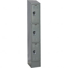 Hallowell - 3 Door, 3 Tier, Ready-Built Wardrobe & Box Lockers - Apex Tool & Supply