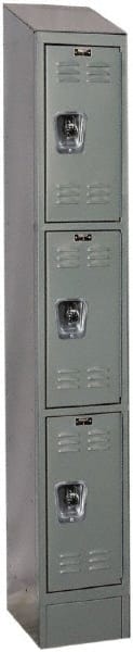 Hallowell - 3 Door, 3 Tier, Ready-Built Wardrobe & Box Lockers - Apex Tool & Supply