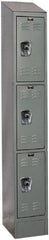 Hallowell - 3 Door, 3 Tier, Ready-Built Wardrobe & Box Lockers - Apex Tool & Supply