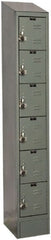 Hallowell - 6 Door, 6 Tier, Ready-Built Wardrobe & Box Lockers - Apex Tool & Supply
