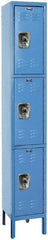 Hallowell - 3 Door, 3 Tier, Ready-Built Wardrobe & Box Lockers - Apex Tool & Supply