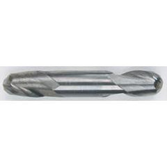 5/32 Dia. - 2 OAL - Solid Carbide - TiAlN-Ball Nose DE EM-2 FL - Apex Tool & Supply