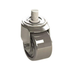 E.R. Wagner - 3" Diam x 1-3/4" Wide x 3-3/4" OAH Stem Mount Swivel Caster - Phenolic, 500 Lb Capacity, Roller Bearing, 3/4-10 x 1" Threaded Stem - Apex Tool & Supply