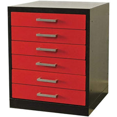 Hallowell - Steel Workbench & Workstation Pedestal - 24" Deep, 32" High, Use with Fort Knox Modular Utility Storage & Workbench System - Apex Tool & Supply