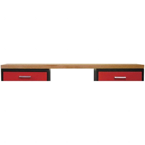 Hallowell - Flat Workbench & Workstation Top - 24" Deep, Use with Fort Knox Modular Utility Storage & Workbench System - Apex Tool & Supply