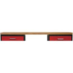 Hallowell - Flat Workbench & Workstation Top - 24" Deep, Use with Fort Knox Modular Utility Storage & Workbench System - Apex Tool & Supply