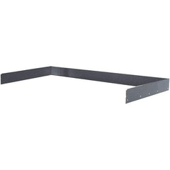 Hallowell - Workbench & Workstation Back and End Stop Kit - 36" Deep, 4-1/2" High, Use with Heavy-Duty Adjustable Leg Workbenches - Apex Tool & Supply