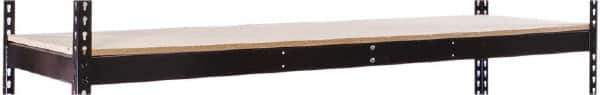 Hallowell - 72" Wide, 5/8 High, Open Shelving Accessory/Component - 24" Deep, Use with Black Rivetwell Double Rivet Boltless Shelving - Apex Tool & Supply
