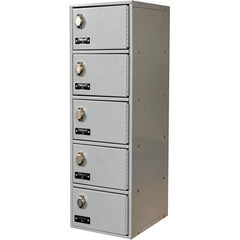 Hallowell - 5 Door, 5 Tier, Mobile Device Locker - Apex Tool & Supply