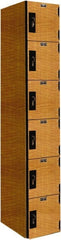 Hallowell - 6 Door, 6 Tier, Premium Box Lockers - Apex Tool & Supply