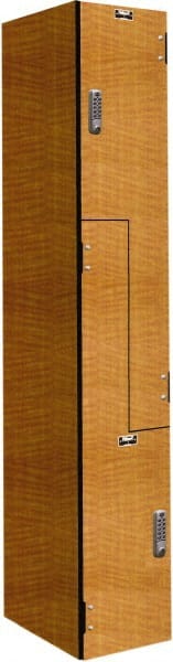 Hallowell - 2 Door, 2 Tier, Phenolic Z-Locker - Apex Tool & Supply