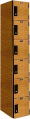 Hallowell - 6 Door, 6 Tier, Premium Box Lockers - Apex Tool & Supply