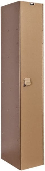 Hallowell - 1 Door, 1 Tier, Solid Plastic Locker - Apex Tool & Supply