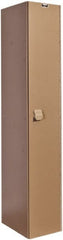 Hallowell - 1 Door, 1 Tier, Solid Plastic Locker - Apex Tool & Supply