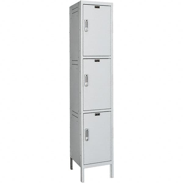 Hallowell - 3 Door, 3 Tier, Charging Station Locker - Apex Tool & Supply