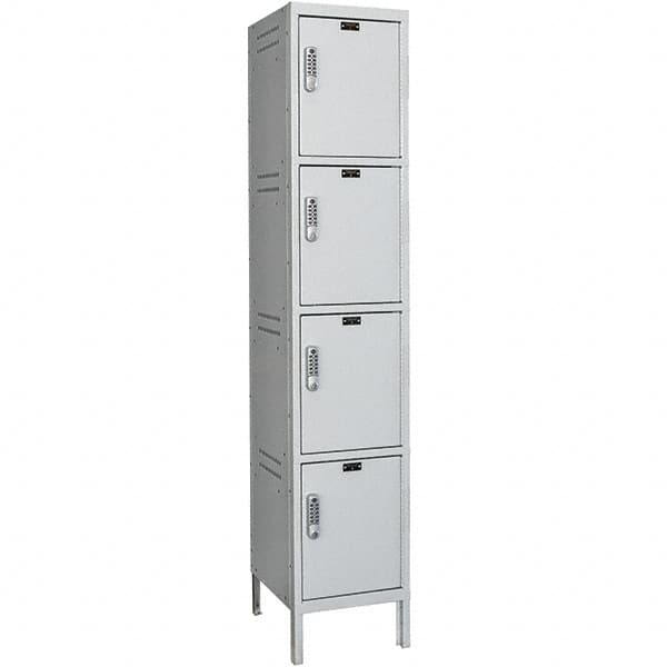 Hallowell - 4 Door, 4 Tier, Charging Station Locker - Apex Tool & Supply