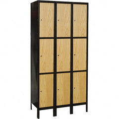 Hallowell - 9 Door, 3 Tier, Premium Wardrobe Lockers - Apex Tool & Supply