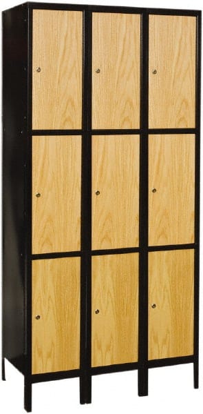 Hallowell - 9 Door, 3 Tier, Premium Wardrobe Lockers - Apex Tool & Supply