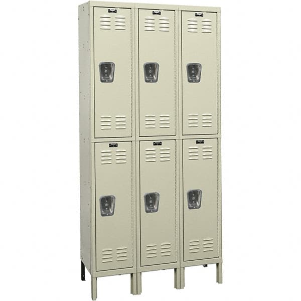 Hallowell - 6 Door, 2 Tier, Premium Wardrobe Lockers - Apex Tool & Supply