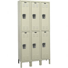 Hallowell - 6 Door, 2 Tier, Premium Wardrobe Lockers - Apex Tool & Supply