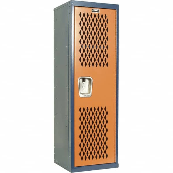 Hallowell - 1 Door, 1 Tier, Heavy-Duty Ventilated Wardrobe & Box Lockers - Apex Tool & Supply