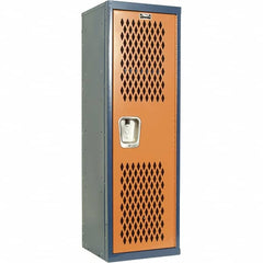 Hallowell - 1 Door, 1 Tier, Heavy-Duty Ventilated Wardrobe & Box Lockers - Apex Tool & Supply
